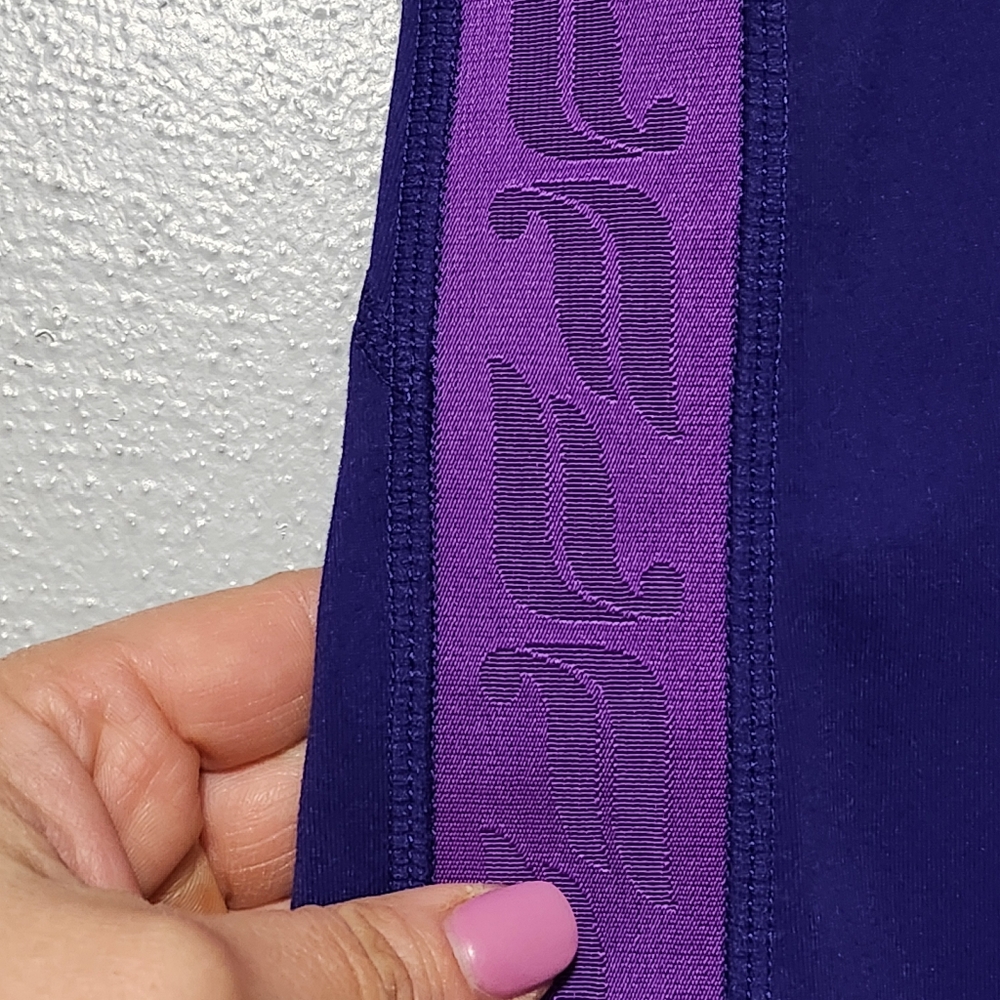 FABLETICS Define Powerhold Womens Medium Purple High Waist 7/8 Leggings Workout - Picture 8 of 16